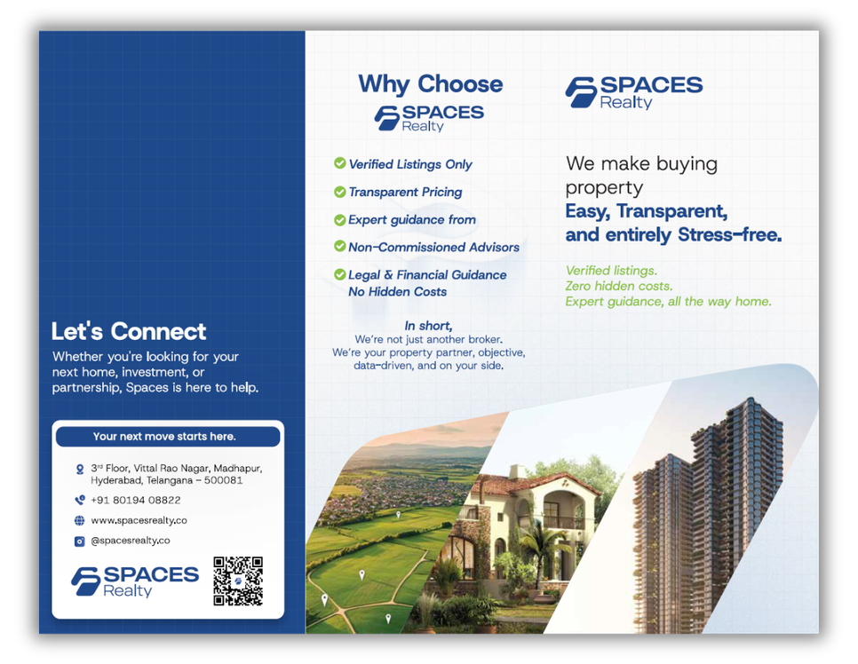 Spaces Realty work sample 3